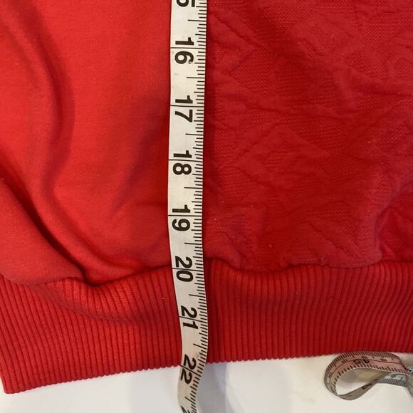 Vintage Casual Isle Women’s Partial Zip Pullover Sweatshirt Sz Sm Casual Pink - Picture 11 of 11